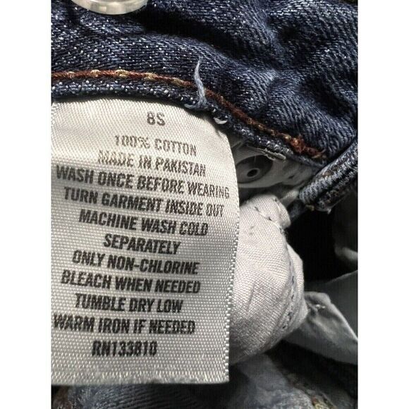 0204 PS Aeropostale Jean Size 8 Slim Blue Jean Denim Pants No Elastic - Picture 7 of 7